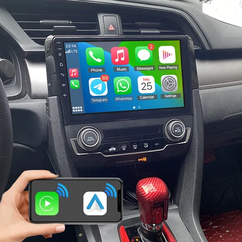 Für Honda Civic 2016-2021 Android 13 Autoradio Radio Carplay GPS Navi WIFI 2+32G - Bild 3 von 20