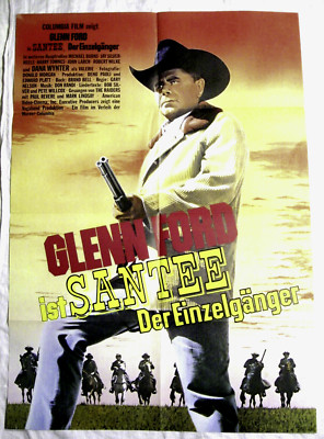 SANTEE DER EINZELGÄNGER - Poster Plakat Filmplakat - Glenn Ford Gary Nelson
