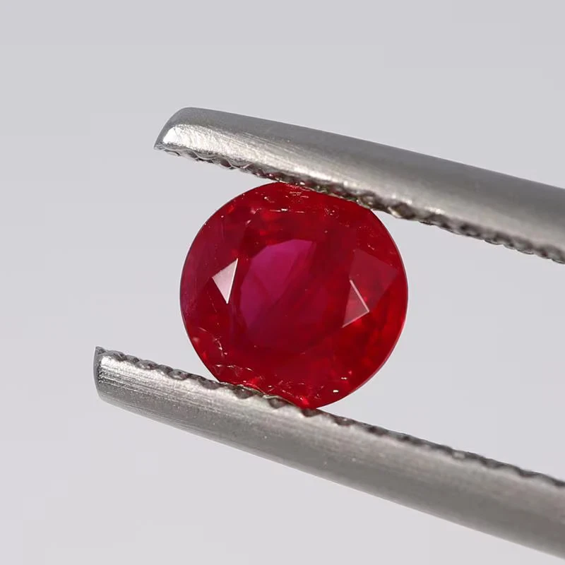 GGT Certified Natural Burma Heated Ruby 0.98cts Pinkish Red Color From Myanmar - Image 4 of 4