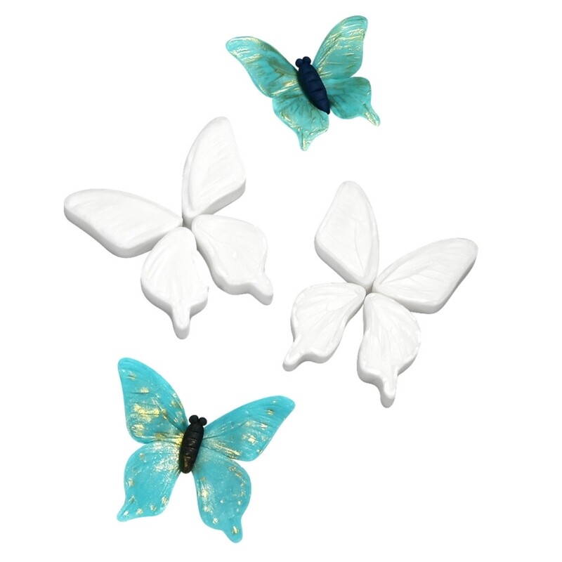 8-Piece Butterfly Silicone Molds for Resin Crafts and Baking