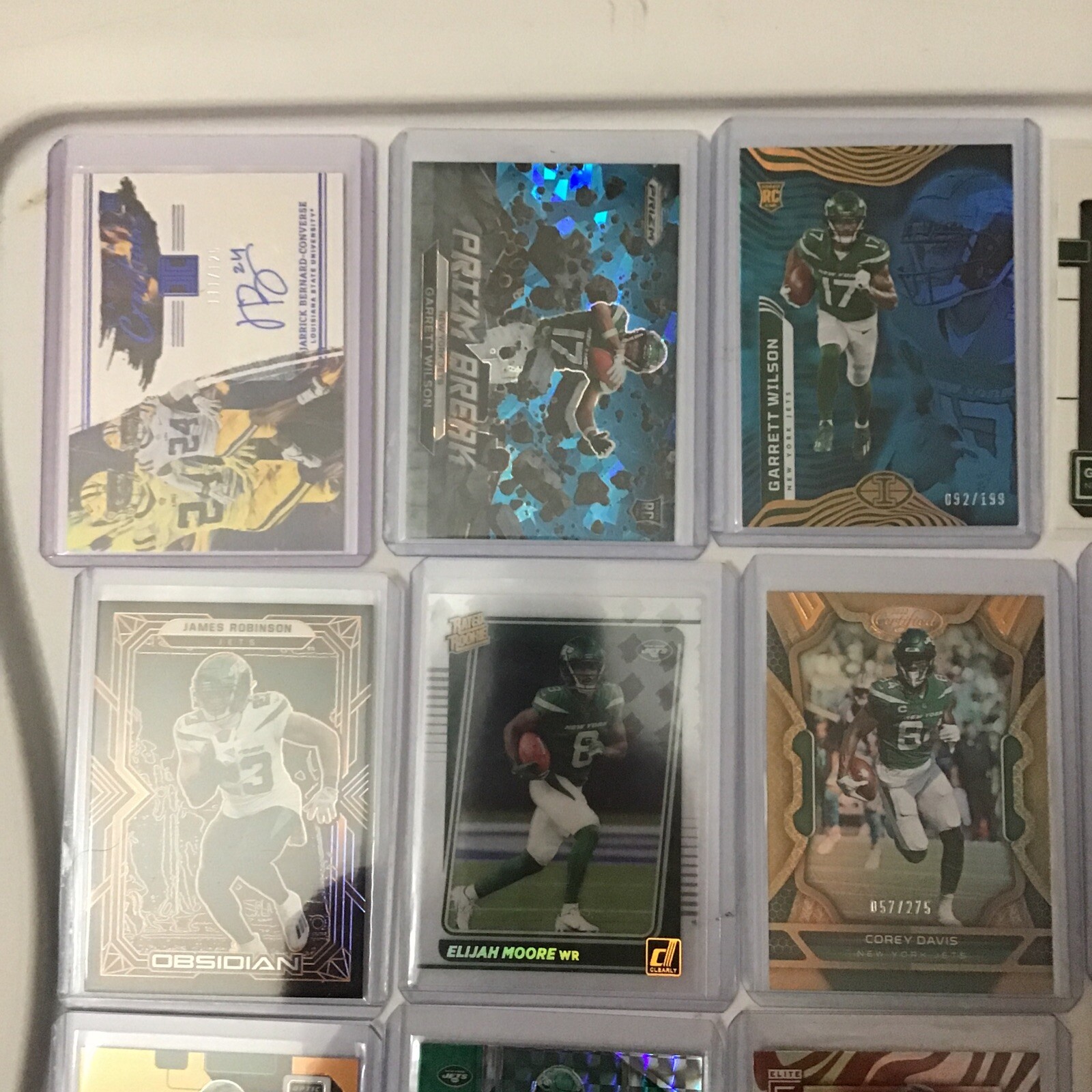 New York Jets 202123 Card Lot (37)! Auto, SP, ’d, Rookies. Wilson