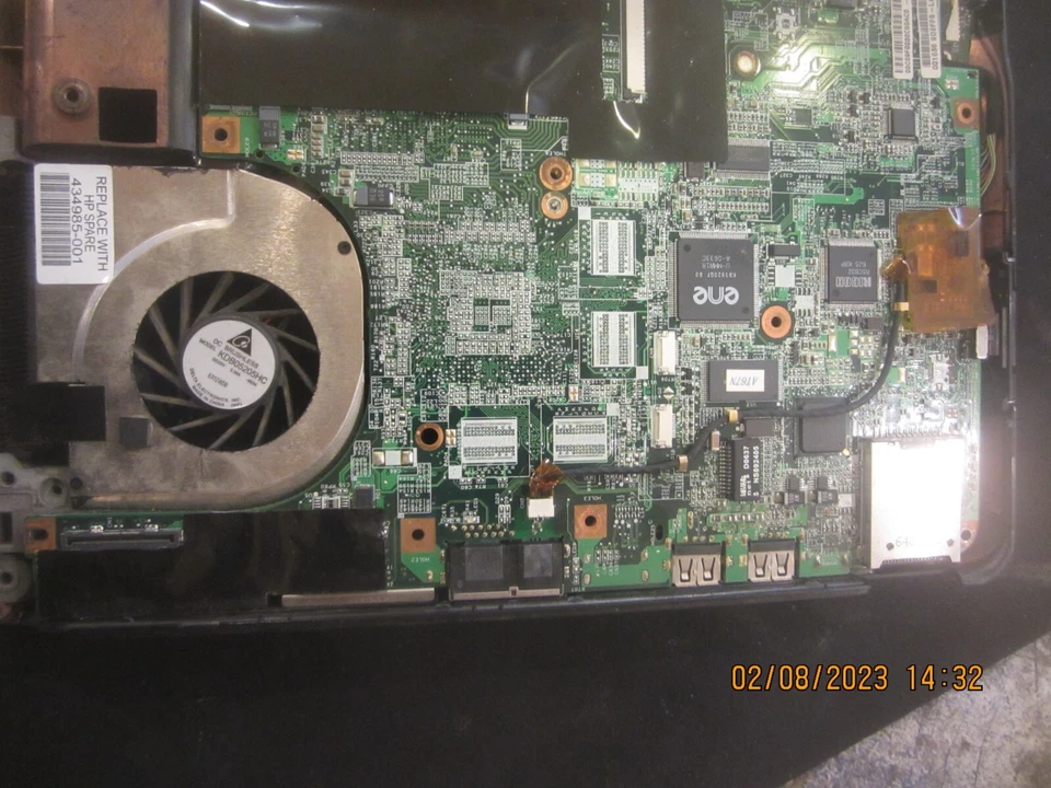 HP PAVILION DV6000 DV6100 DV6200 DV6300 SOCKET MPGA478MT MOTHERBOARD 434723-001 - Image 2 of 4