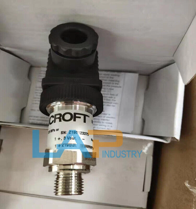 1PCS ASHCROFT pressure sensor KM41 0-10V DC12-32V servo system sensor 0-400Bar - Image 2 of 3