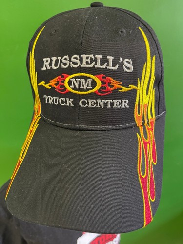 Russell's NM (New Mexico) Truck Center Cotton Black Baseball Hat/Cap Men's OSFM - Picture 3 of 6