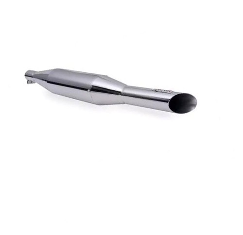Fit For Royal Enfield Classic 350/500 Red Rooster Performance Polished Silencer