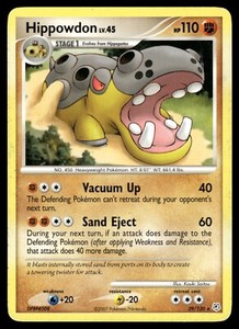 HIPPOWDON - 29/130 - DIAMOND & PEARL DP POKEMON ENG RARE - LP