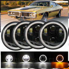 4x 5.75 5-34 Led Headlights Drl Projector Beam For Dodge Charger Coronet Dart