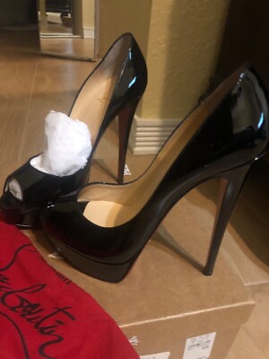 christian louboutin heels size 39 womens Black | eBay