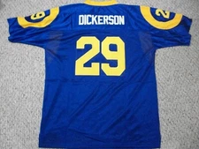 ERIC DICKERSON Unsigned Custom LA Blue Sewn New Football Jersey Sizes S-3XL