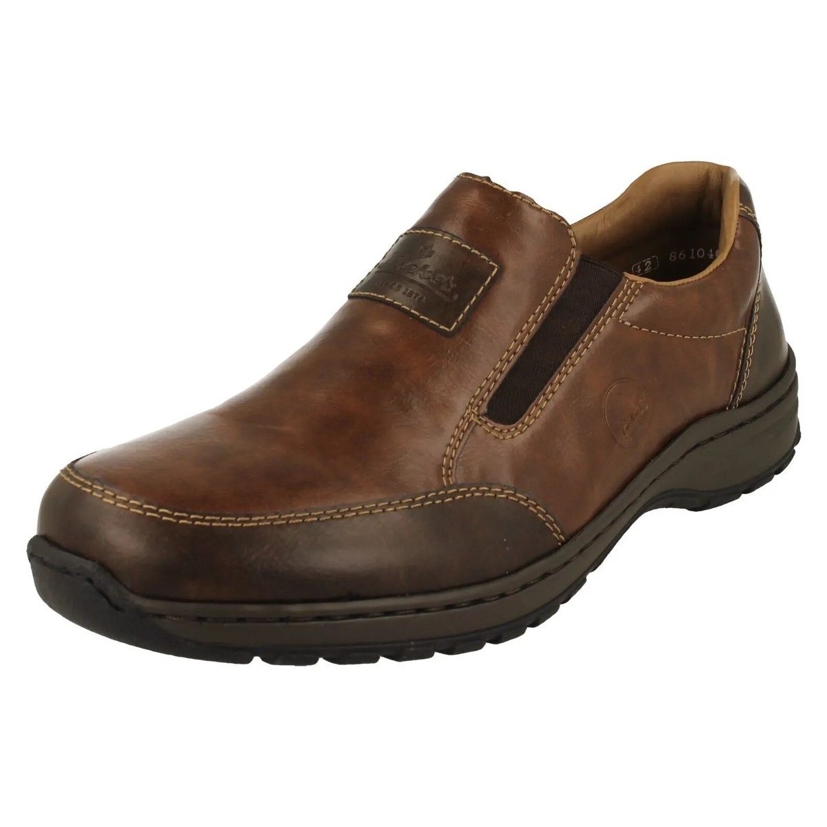 Rieker Chaussons Homme Marron Taille Extra Large - Sneakers Confort 03354-26
