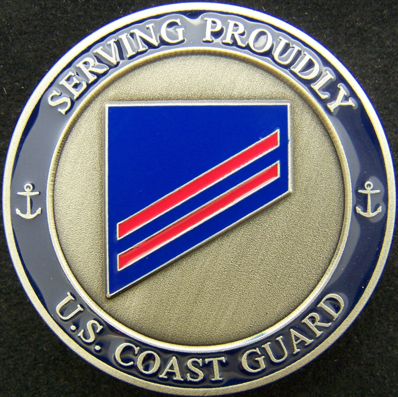 US Coast Guard Rank E2 Fireman Apprentice USCG Challenge Coin V2