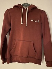 jack wills hoodie size 8 Burgundy