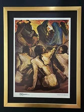 DAVID ALFARO SIQUEIROS | SIGNED LIMITED EDITION FRAMED PRINT FROM MEXICO