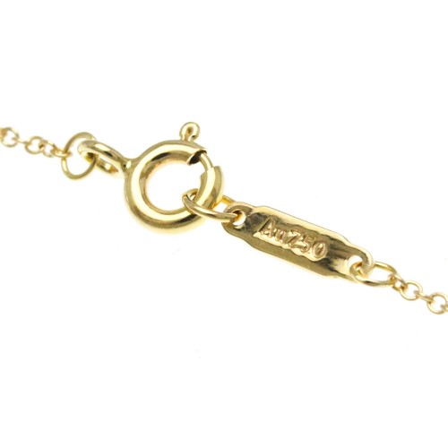 Tiffany Rotgold (18K) Diamant Herren,Damen Mode Halskette mit Anhänger BF572498 - Bild 8 von 9