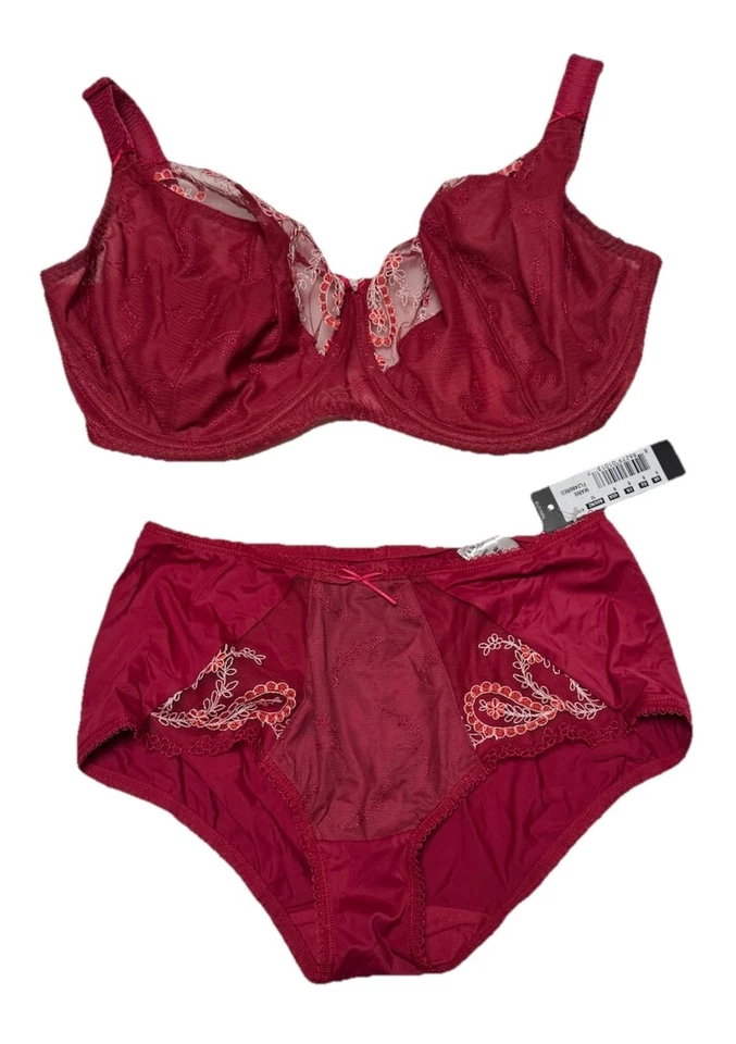 Sujetador con aros Fantasie "Marie" 32H y calzoncillo talla S nuevo con etiquetas Foto 2 de 4