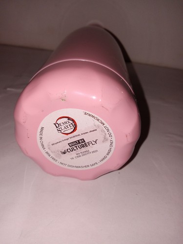 Nezuko Demon Slayer Culture Fly Vacuum Inslated Thermal Water Bottle Pink - Picture 6 of 11