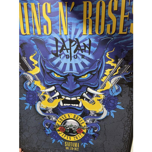 GUNS N' ROSES ガンズアンドローゼス リトグラフ青11/5 初日限定 GUNS N' ROSES ガンズアンドローゼス リトグラフ青11/5 初日限定