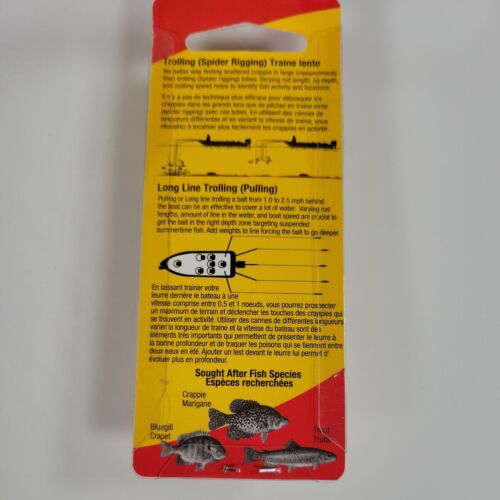 Johnson Crappie Buster Shad Swimmer Black And Pink MPNK 2in 10 CT Per Pack - Picture 3 of 4