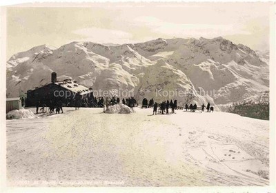 St Moritz SANKT MORITZ GR Corvigliauette ski slope winter sports field Alps