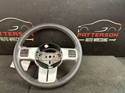 11-17 JEEP COMPASS BLACK LEATHER WRAPPED STEERING WHEEL
