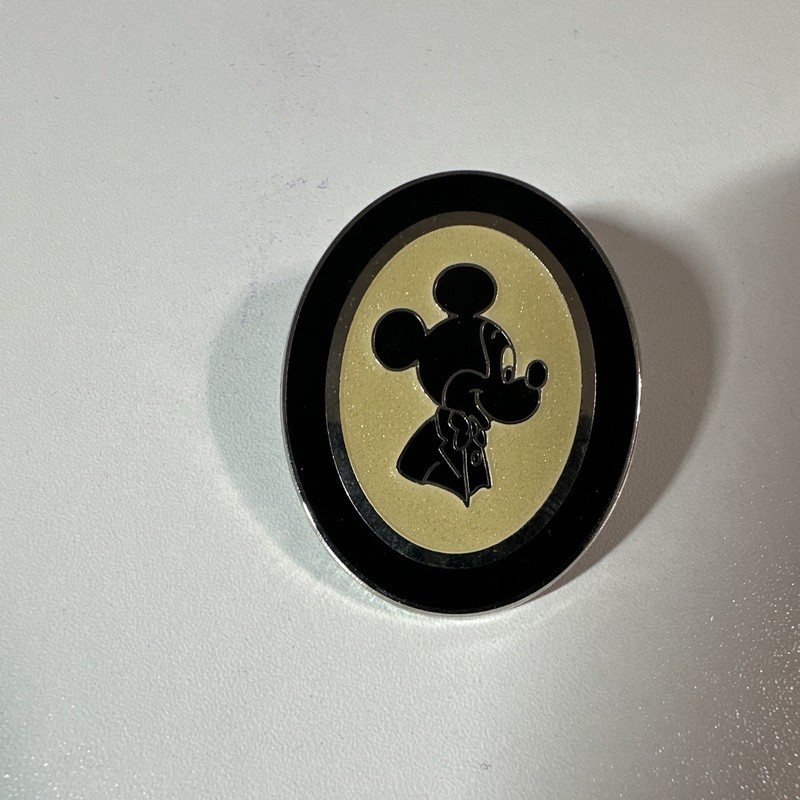 Mickey Mouse Silhouette First Release Pin. 2010 Pin Trading.