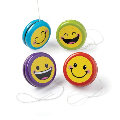 Smile Face YoYos - 4 Stück - Bild 1 von 1