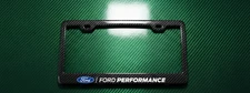 Mustang F150 Raptor Ford Performance 100% 3K Carbon Fiber License Plate Frame