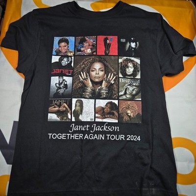 Janet Jackson Together Again Tour 2024 T-Shirt Nelly Concert NWOT Multi-Size