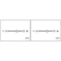 2X Corteco Bremsschlauch BremsschlÄUche Vorne Passend FüR Mercedes Viano Vito