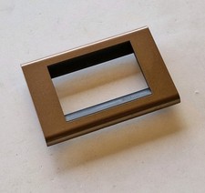 Bticino 4713BR placca Living Classic bronzo metallizzato 3 moduli