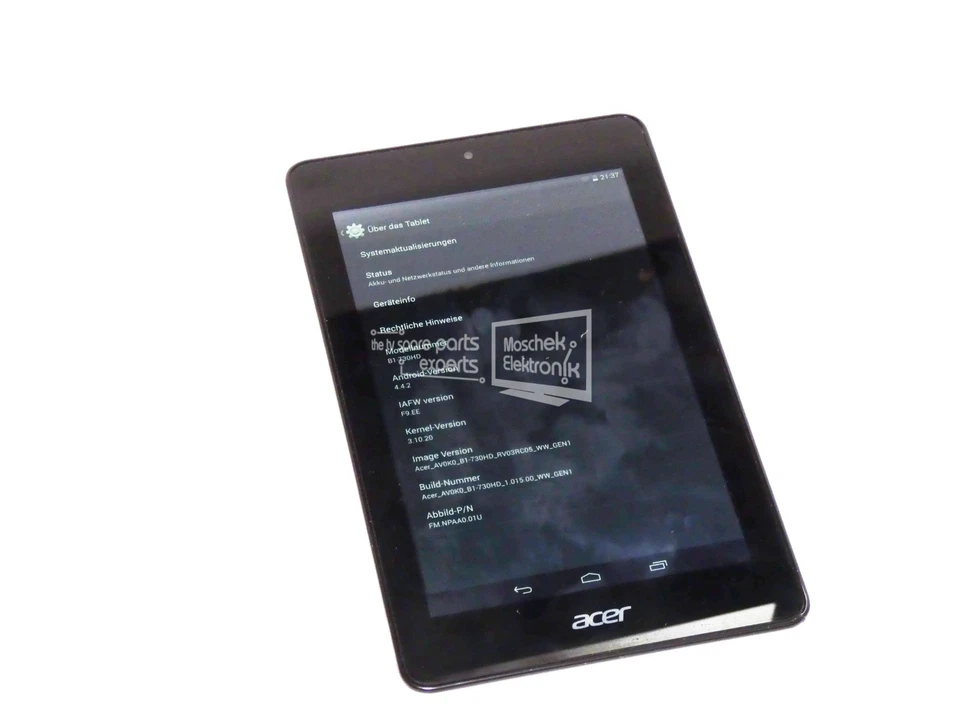 Acer Iconia One 7 B1-730HD 17,8cm 7" Tablet 8GB Android weiß - Bild 2 von 4