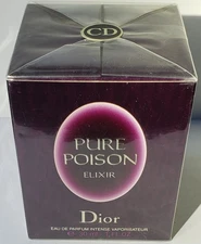 Sealed! ~ PURE POISON ELIXIR, Christian Dior ~Eau de Parfum Intense Perfume~1 oz