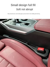 2PCS Car Seat Gap Filler Universal Truck Van Organizer Leak-proof Bendable Plug