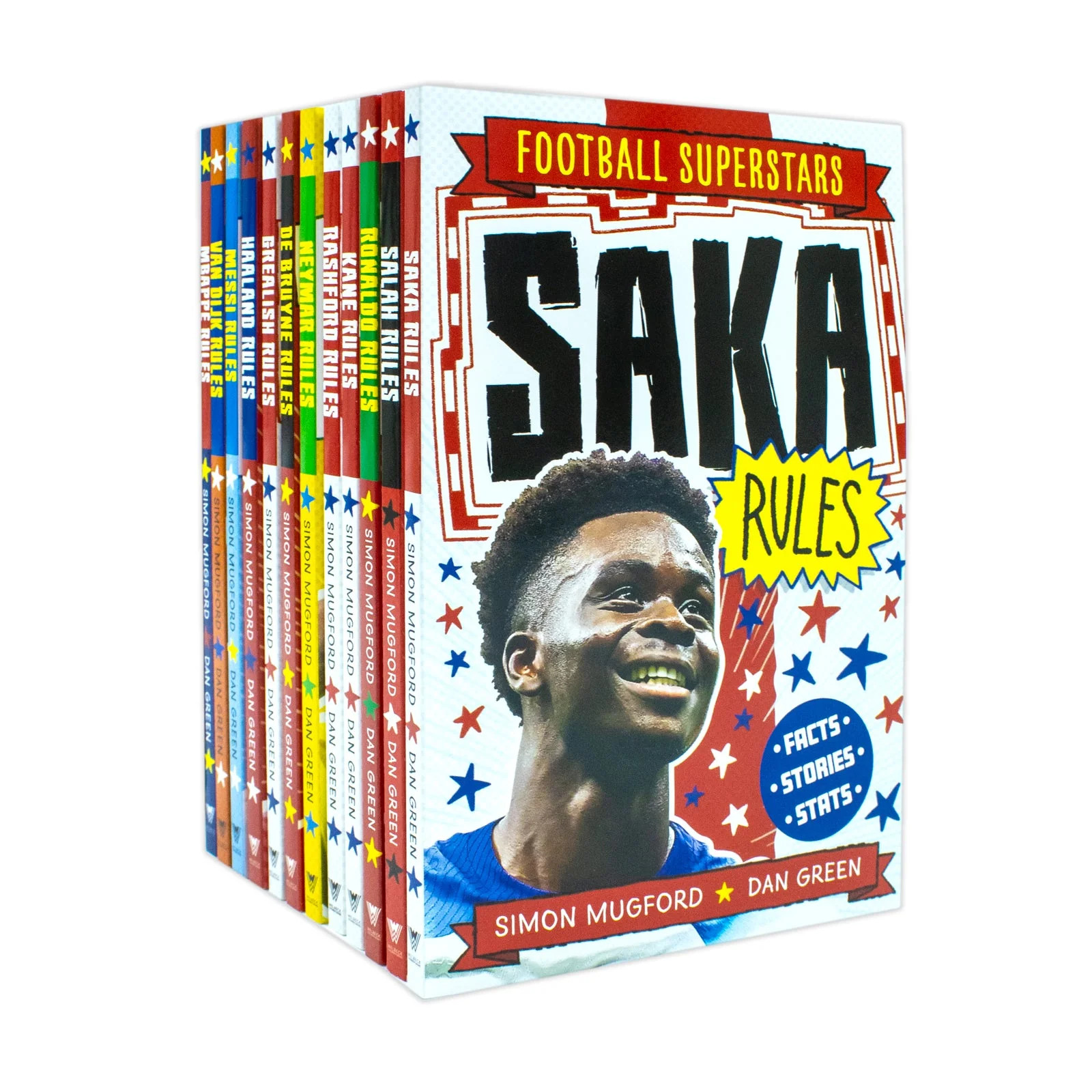 Football Superstars 12 Books Collection Rules Mega Pack Set By S | Simon Mugford - Image 9