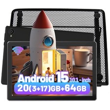 Android 15 Tablet 20GB RAM 64GB ROM IPS LCD HD Touchscreen Dual Camera WIFI 6