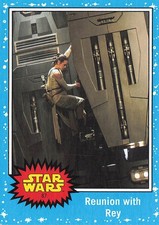 2017 Topps Reise nach Star Wars Die letzten Jedi-Treffen mit Rey #87