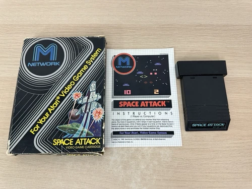 Space Attack - Authentic Atari 2600 Game - Complete in Box CIB w/ Manual - Works