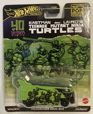 2024 Hot Wheels Premium Pop Culture 40 Years TMNT Turtles VW Drag Bus SAME DAY
