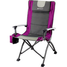 Ozark Trail High Back Camping Chair with Cupholder, Pocket, and Headrest