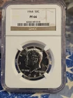 1964 Proof Kennedy Half Dollar NGC PF66 .