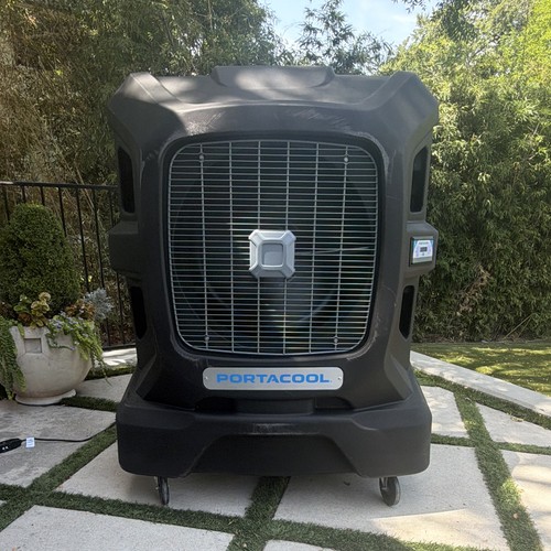 Portacool Apex 2000 Portable Evaporative Cooler 120V Black w/ Wheels