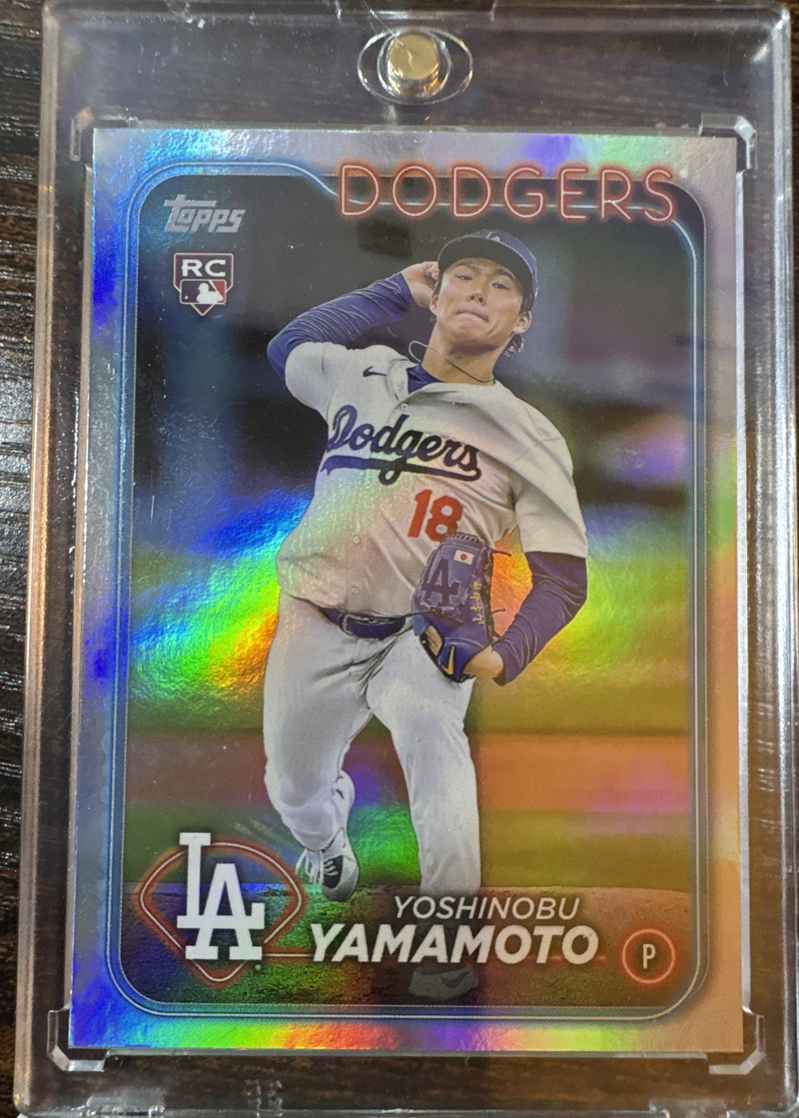 2024 Topps Series 2 - Yoshinobu Yamamoto #553 Rainbow Foil (RC)