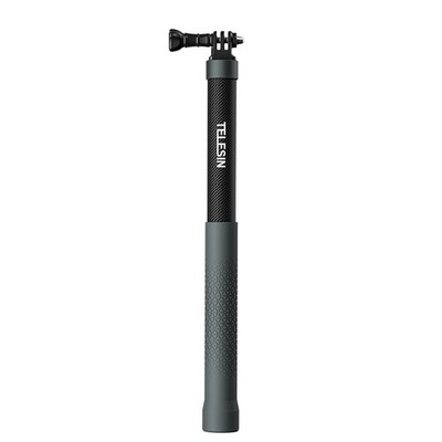 TELESIN 1.2m Kohlenstofffaser Selfie-Stick ausziehbar für GoPro 13 12 Insta360