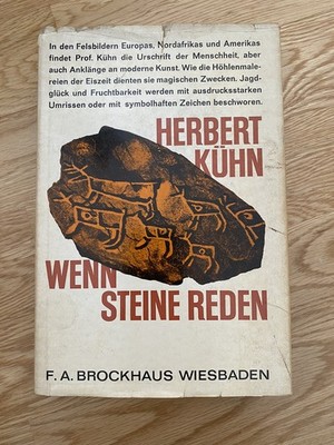 Herbert Kühn WENN STEINE REDEN HC+Abb Brockhaus Verlag Kultur