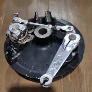 1982 HONDA XL500R XL 500  Front Brake Plate with Dual Leading Shoes & Linkage