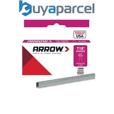 Arrow A186 T18 Staples 10mm (3/8in) (Box 1000) ARRT1838S 0.0063 per staple