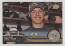 2014-15 Upper Deck UD High Gloss 10/10 Hampus Lindholm #6 05u8