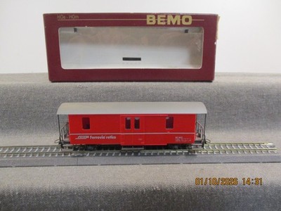 Bemo Spur H0m 3265 137 Gepäck-Postwagen DZ 4037 der RhB in OVP BB501