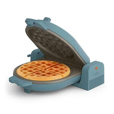 bella Flip-n-Store Waffle Maker with EverGood™ Ceramic Nonstick Coating 7” Surf