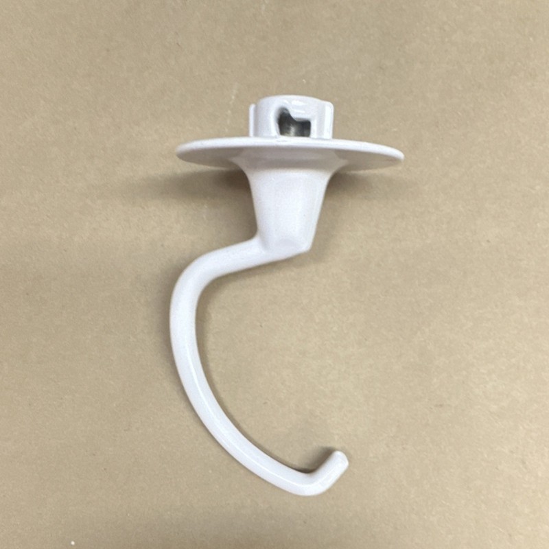 KitchenAid K45DH White Metal Dough Hook for K45 KSM90 Countertop Mixers